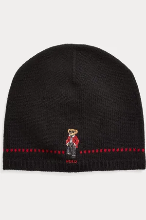 Ralph Lauren Bonnet Polo Bear en laine mélangée