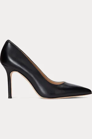 Ralph Lauren Escarpins Lindella II en cuir tanné
