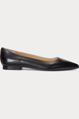 Ralph Lauren Ballerines en cuir tanné Londyn