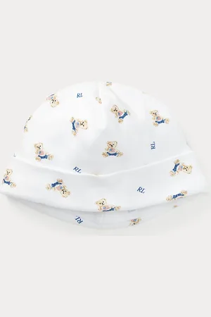 Ralph Lauren Bonnet Polo Bear interlock de coton