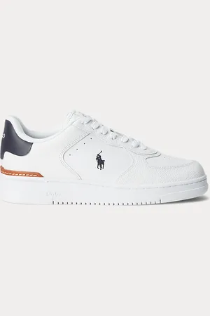 Ralph Lauren Baskets Masters Court en cuir