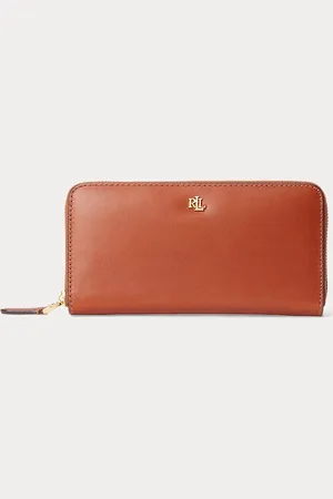 Ralph Lauren Portefeuille continental en cuir