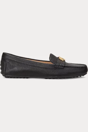 Ralph Lauren Mocassins Barnsbury en cuir chagrin