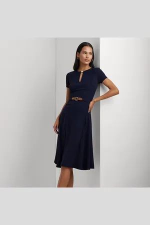 Ralph Lauren Robe ceinturée en georgette
