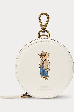 Ralph Lauren Porte-monnaie Polo Bear en cuir