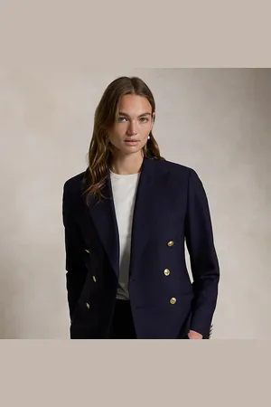 Ralph Lauren Blazer croisé en laine stretch