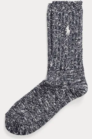 Ralph Lauren Chaussettes sport mouchetées poney brodé
