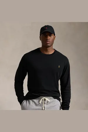 Ralph Lauren Grandes Tailles - T-shirt à manches longues en coton doux