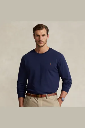 Ralph Lauren Grandes Tailles - T-shirt à manches longues en coton doux