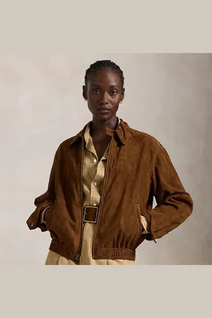 Ralph Lauren Veste en peau de mouton velours