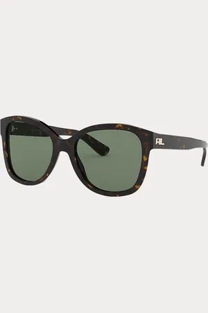 Ralph Lauren Lunettes de soleil carrées charnières RL