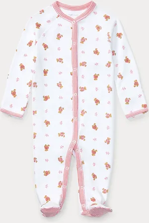 Ralph Lauren Grenouillère Polo Bear en coton