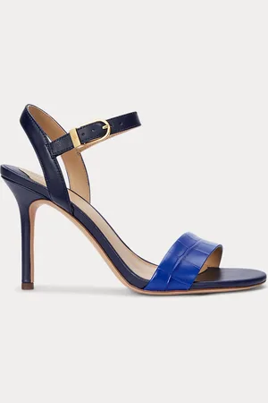 Ralph Lauren Sandales Gwen bicolores en cuir