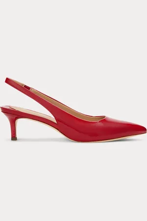 Ralph Lauren Escarpins Lolah II à bride en cuir verni