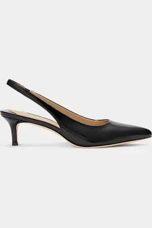 Ralph Lauren Escarpins Lolah II à bride en cuir verni