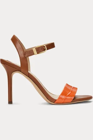 Ralph Lauren Sandales Gwen bicolores en cuir
