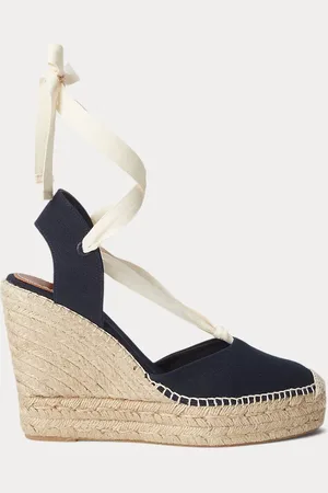 Ralph Lauren Espadrilles compensées en toile