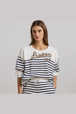 Ralph Lauren Sweat court rayé en coton éponge
