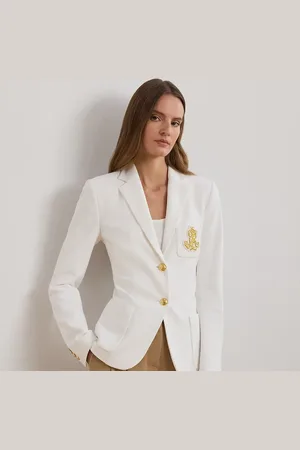 Ralph Lauren Blazer en jacquard à broderie bullion