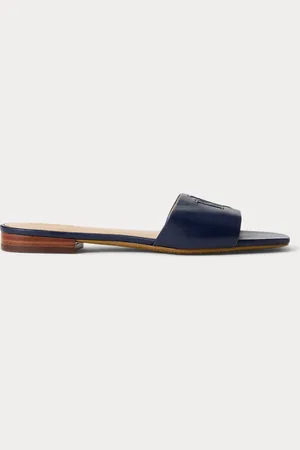 Ralph Lauren Claquettes Everley en cuir nappa