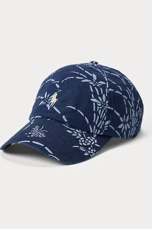 Ralph Lauren Casquette tropicale en lin indigo