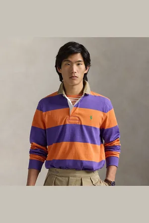 Ralph Lauren Chemise de rugby Classic Fit à col kaki