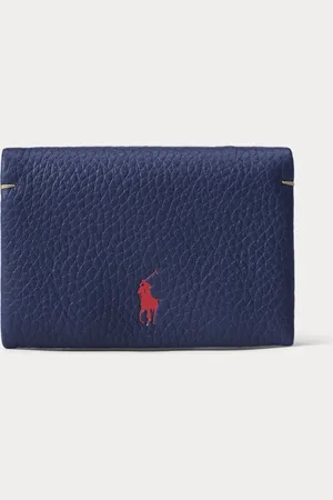 Ralph Lauren Porte-cartes Polo Play pression en cuir