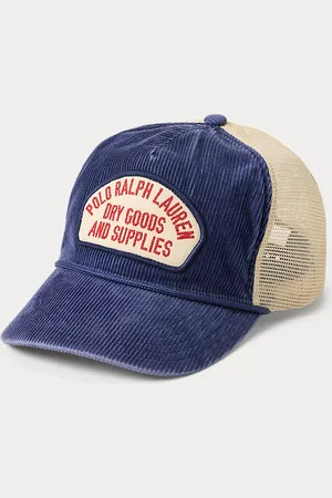 Ralph Lauren Casquette à patch logo en velours côtelé