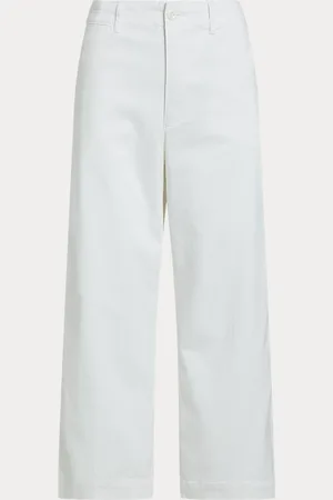 Ralph Lauren Pantalon 7/8 en sergé à jambe large