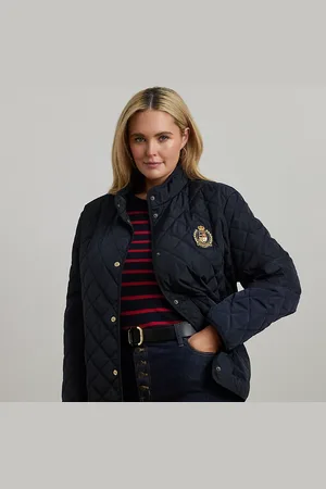 Ralph Lauren Grandes Tailles - Veste matelassée col cheminée et écusson