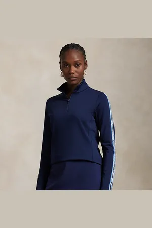 Ralph Lauren Pull demi-zippé Tailored Fit interlock