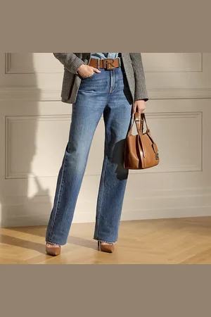 Ralph Lauren Jean Novah taille haute à jambe large