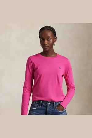 Ralph Lauren T-shirt col rond manches longues jersey