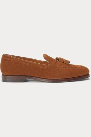 Ralph Lauren Mocassins Maestra en daim à pampilles