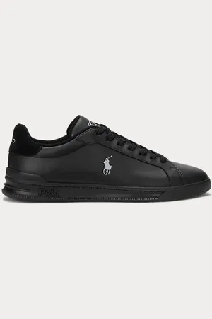 Ralph Lauren Baskets traditionnelles Court II en cuir