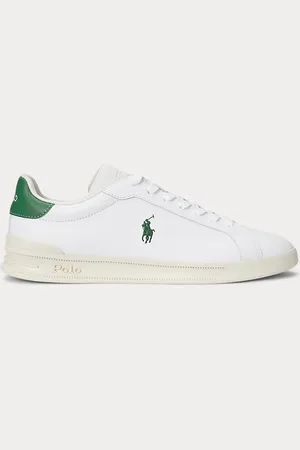 Ralph Lauren Baskets Heritage Court II en cuir nappa