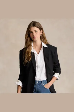 Ralph Lauren Blazer en laine mélangée stretch