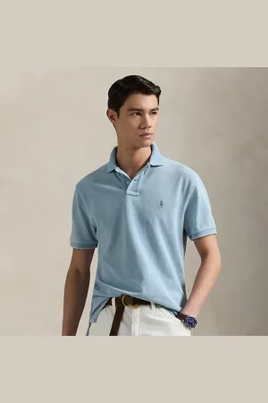 Ralph Lauren Polo ajusté en piqué indigo