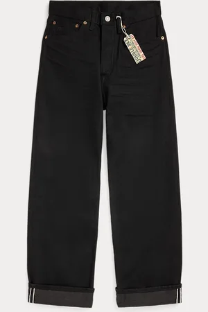 Ralph Lauren Jean selvedge High Boy Fit noir