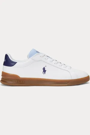 Ralph Lauren Baskets traditionnelles Court II en cuir