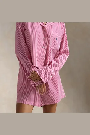 Ralph Lauren Pyjama haut court et boxer en coton rayé