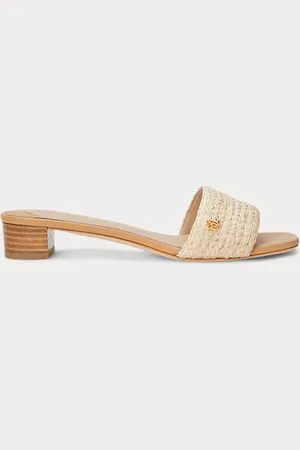 Ralph Lauren Sandales Fay en raphia tressé