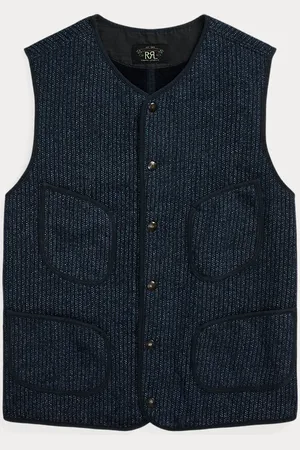 Ralph Lauren Gilet en molleton indigo à motif