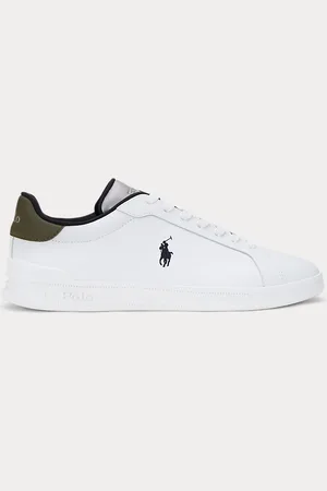 Ralph Lauren Baskets Heritage Court II en cuir nappa