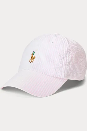 Ralph Lauren Casquette de baseball en seersucker
