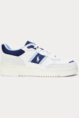 Ralph Lauren Baskets Masters Sport cuir et daim
