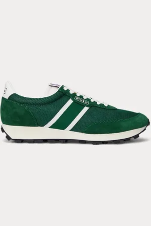 Ralph Lauren Baskets PRL Trail 100 en daim et filet