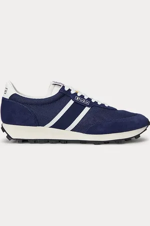 Ralph Lauren Baskets PRL Trail 100 en daim et filet
