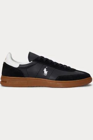 Ralph Lauren Baskets Bedford en cuir et daim