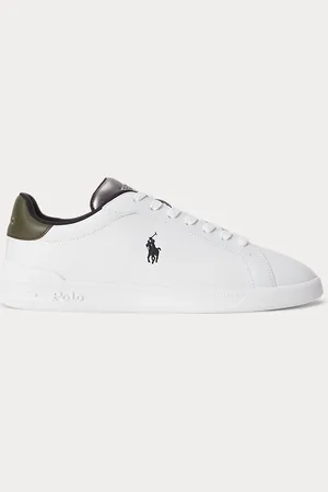 Ralph Lauren Baskets traditionnelles Court II en cuir
